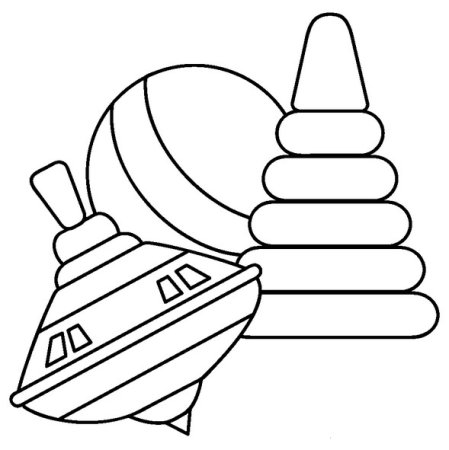 Неваляшка раскраска