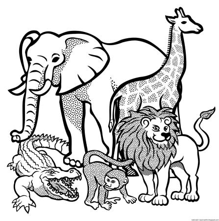 Раскраска Африка