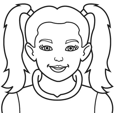 Раскраска дорисуй портрет