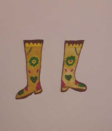 Татарские сапоги ичиги рисунок