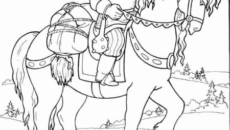 Раскраска "Илья Муромец"