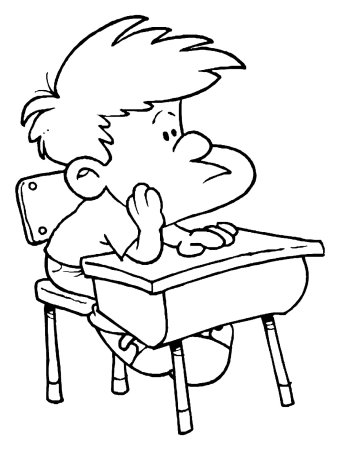 Раскраска школа