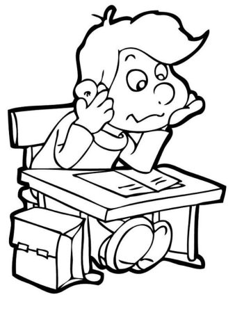 Учеба раскраска