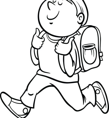 Раскраска школа