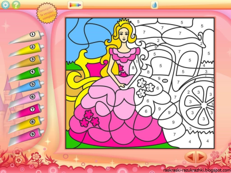 Игры для девочек 6 лет раскраски