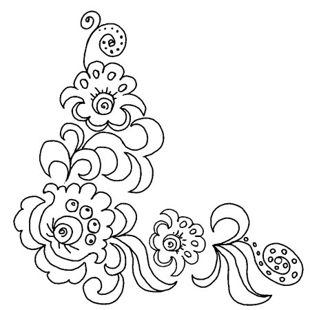 Восточный орнамент раскраска