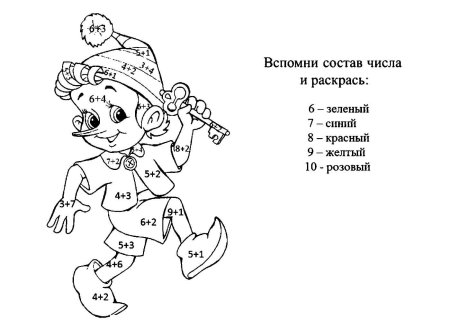 Математические примеры рисунок