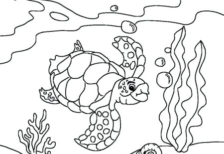 Раскраска "подводный мир"