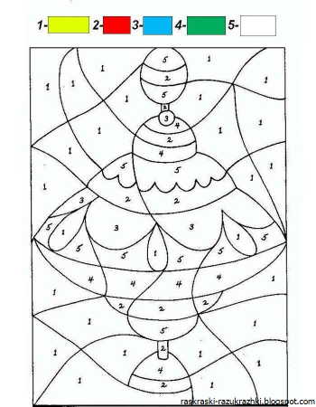 Разукрашки по номерам для мальчиков