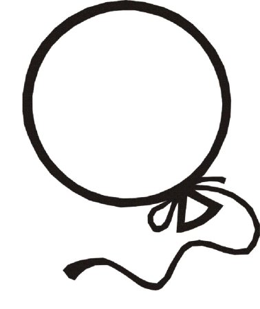 Воздушные шары раскраска