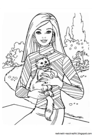 Разукраскидля девочек