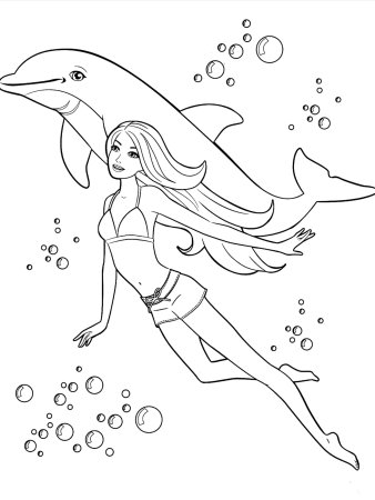 Раскраски Барби фашионистас