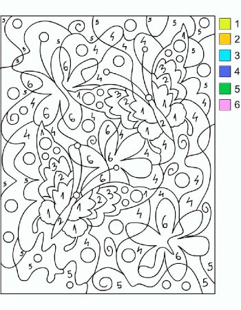 Раскраска по цифрам