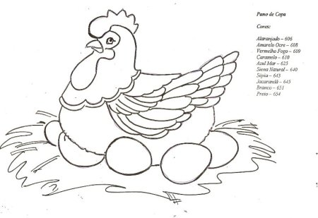 Сказка Курочка Ряба раскраска