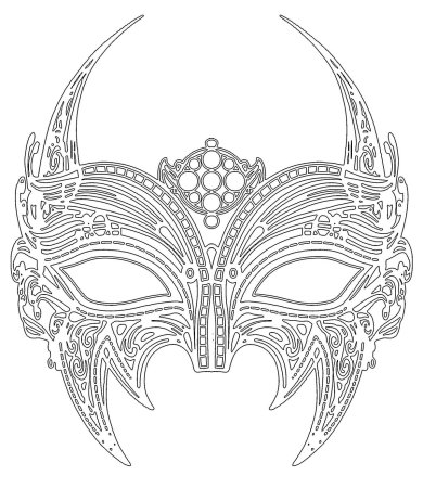 Маска раскраска