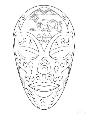 Маска раскраска