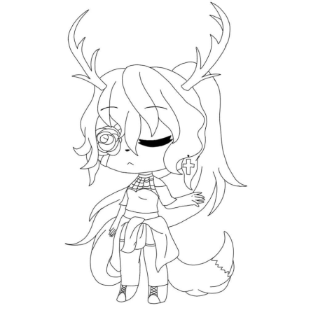 Раскраски гача лайф демоны