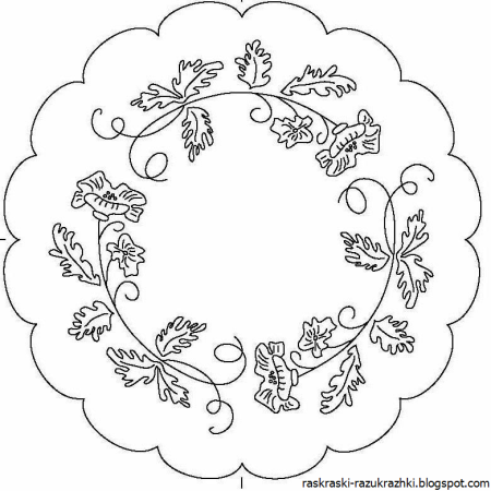 Вышивка гладью салфетки схемы