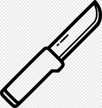 Нож gut Knife - steemit чертеж