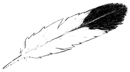 Перо трафарет