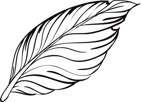 Перо трафарет для вырезания