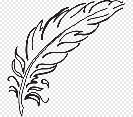 Перо раскраска