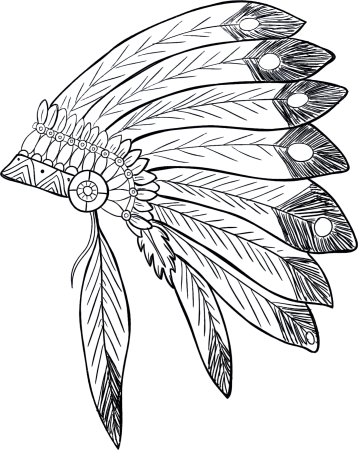 Гусиное перо раскраска