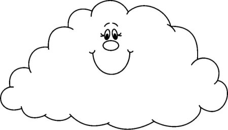 Туча раскраска для детей