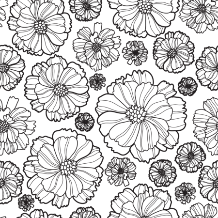 Орнамент цветы