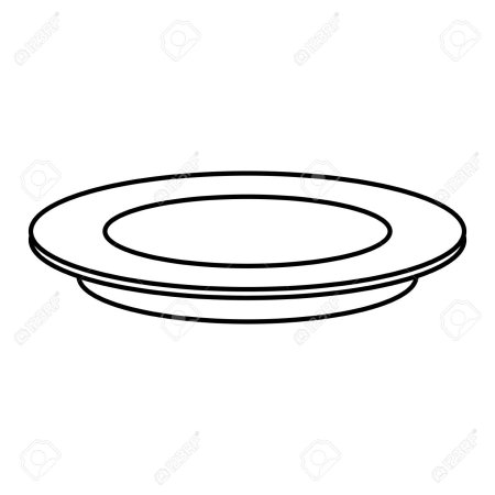 Блюдце раскраска для детей