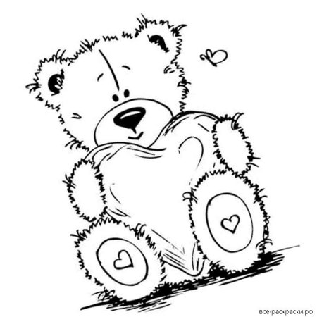 Раскраска "мишки"