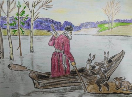 Раскраска Весна для детей 6-7 лет