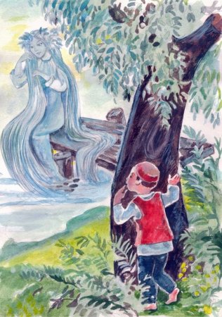 Рисунок Су анасы Габдулла Тукай