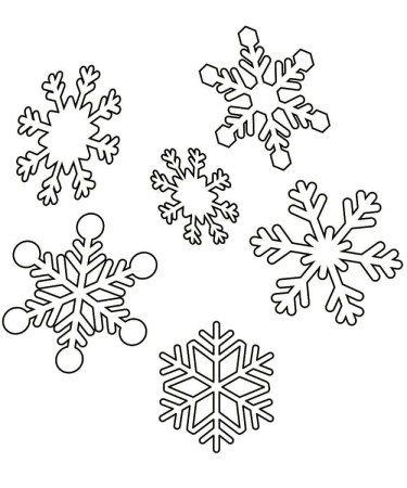 Снежок нарисованный