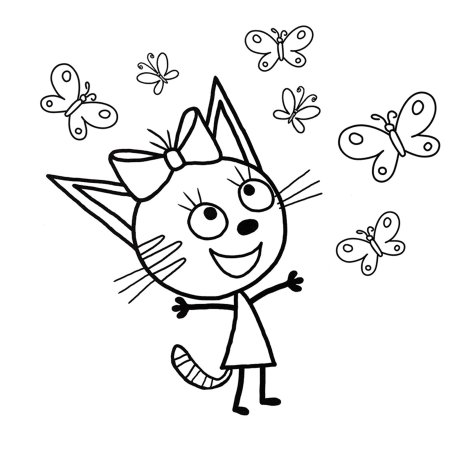 Карамелька раскраска для детей