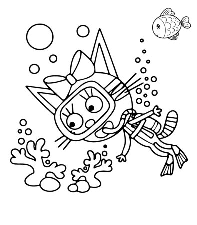 Карамелька раскраска