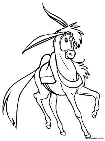Конек горбунок raskraska