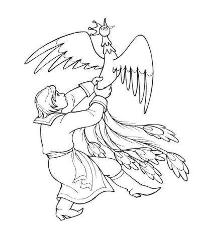 Конек горбунок raskraska
