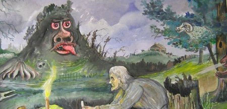 Рисунок на тему Заколдованное место Гоголь