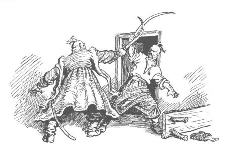 Иллюстрация к сказке Заколдованное место Гоголь лёгкие