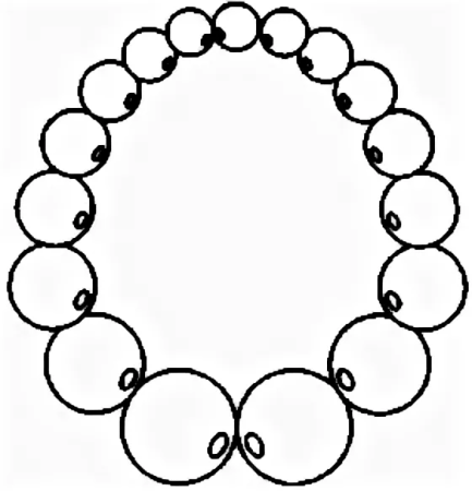 Бусы для раскрашивания детям