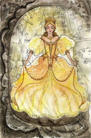 Шарль Перро Ослиная шкура иллюстрации