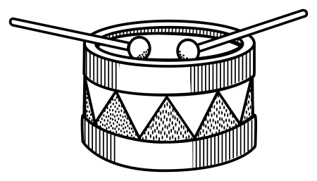 Музыкальные инструменты раскраска