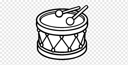 Барабан музыкальный инструмент раскраска
