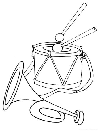 Нарисовать барабан