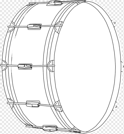 Барабан раскраска