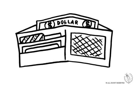 Кошелек с деньгами иконка