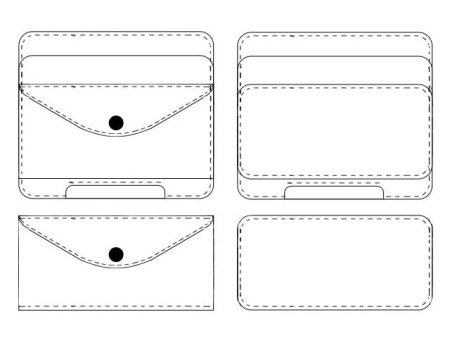 Раскраска кошелек с деньгами