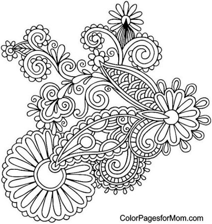 Индейские узоры раскраска