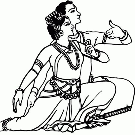 Древняя Индия раскраска